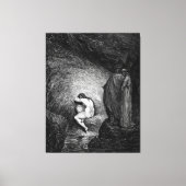Gustave Doré - Where Counterfeiters Are Punished - Canvas Afdruk (Voorkant)