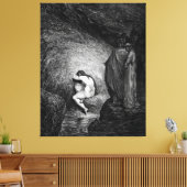 Gustave Doré - Where Counterfeiters Are Punished - Canvas Afdruk (Insitu (Woonkamer))