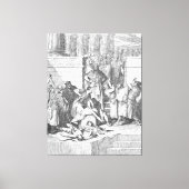 Gustave Doré - Zedekiah's Sons are Slaughtered Bef Canvas Afdruk (Voorkant)
