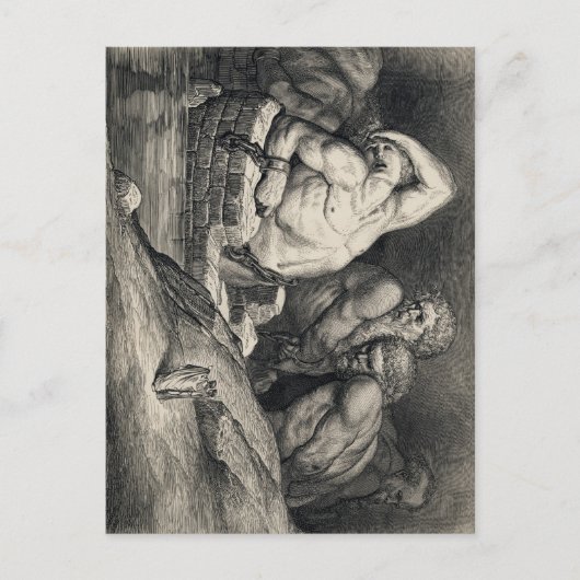 Gustave Doré's De Titans Briefkaart (Voorkant)