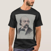 Gustave Flaubert - Auteur T-shirt (Voorkant)