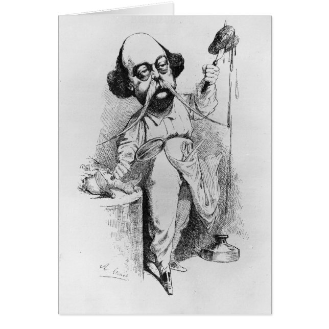 Gustave Flaubert die Madame Bovarium ontleent (Voorkant)