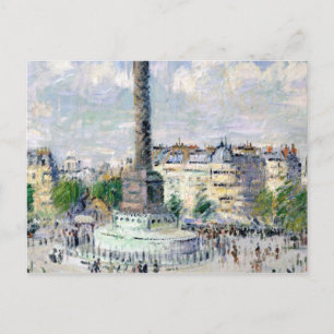 Gustave Loiseau La Place de la Bastille Briefkaart