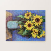 Gustave Loiseau Sunflower Aesthetische Afbeeldinge Legpuzzel (Horizontaal)