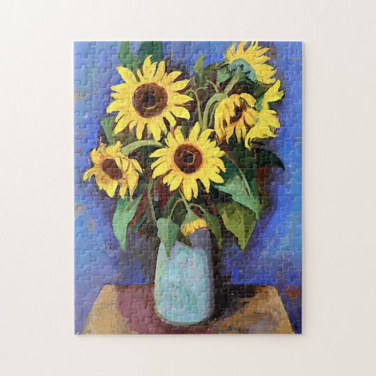 Gustave Loiseau Sunflower Aesthetische Afbeeldinge Legpuzzel (Verticaal)