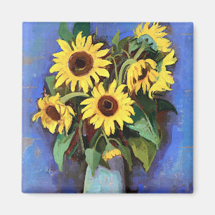 Gustave Loiseau Sunflower Aesthetische Afbeeldinge Magneet