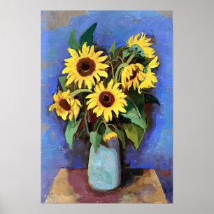 Gustave Loiseau Sunflower Aesthetische Afbeeldinge Poster