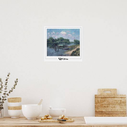 Gustave Loiseau Zedign Art Poster #1 (Keuken)