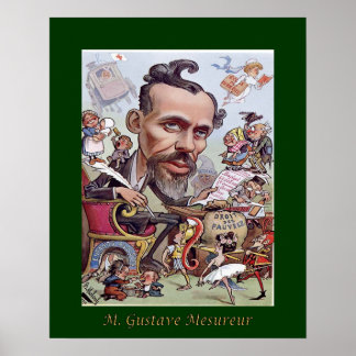 Gustave Mesureur ~ gesticht verpleegkunde school ~ Poster