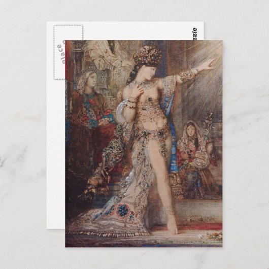 Gustave Moreau Art Briefkaart (Voorkant / Achterkant)
