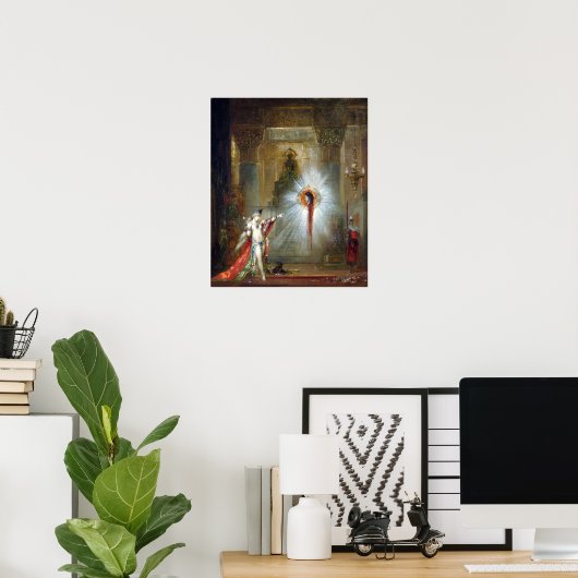 Gustave Moreau de apparatuur Poster (Thuiskantoor)