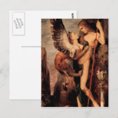 Gustave Moreau - Oedipus en de sphinx Briefkaart (Voorkant / Achterkant)