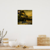 Gustave Moreau "Orpheus" en Citaat-Poster Poster (Keuken)