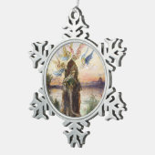 Gustave Moreau Tin Sneeuwvlok Ornament (Rechts)