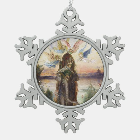 Gustave Moreau Tin Sneeuwvlok Ornament (Voorkant)