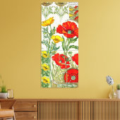 "Gustave Riom Floral" Canvas Afdruk (Insitu (Woonkamer))
