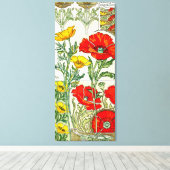 "Gustave Riom Floral" Canvas Afdruk (Insitu (Houten vloer))