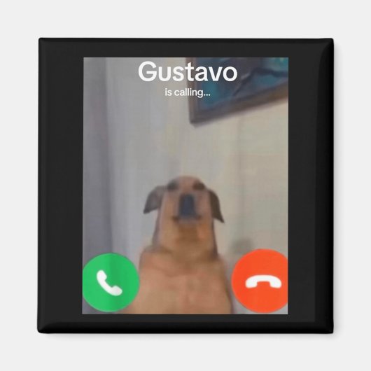 Gustavo De Hond Belt Grappige Meme Gen Z Alpha Magneet (Voorkant)