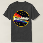 Gustavo regenboog in ruimte  stijl t-shirt (Design voorkant)