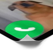 Gustavo The Dog Is Calling Funny Meme Gen Z Alpha  Poster (Hoek)