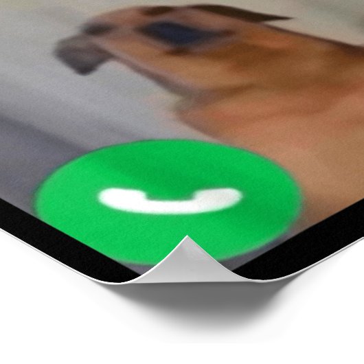 Gustavo The Dog Is Calling Funny Meme Gen Z Alpha  Poster (Hoek)