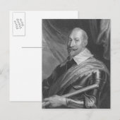 Gustavus Adolphus II Koning van Zweden Briefkaart (Voorkant / Achterkant)