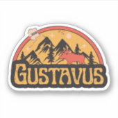 Gustavus, Alaska Sticker (Voorkant)