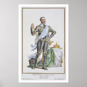 Gustavus IV Adolphus (1778-1837) Koning van Zweden Poster