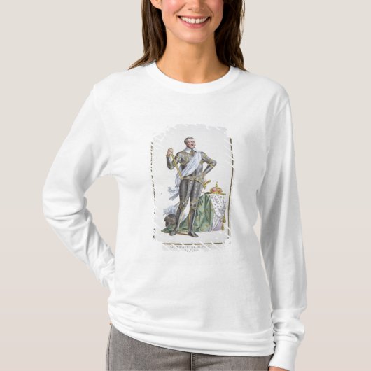 Gustavus IV Adolphus (1778-1837) Koning van Zweden T-shirt (Voorkant)