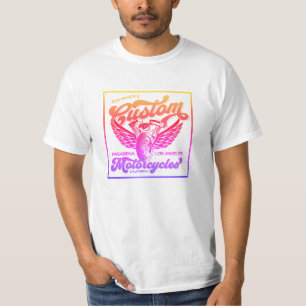 Gustom motorfiets t-shirt