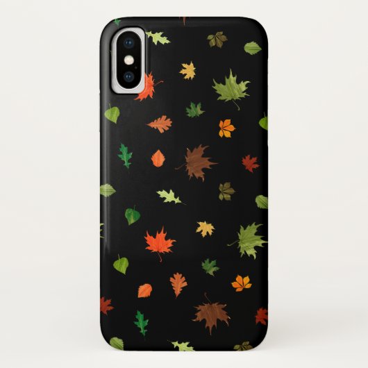 Gusty Autumn Days verlaat patroonpatroon Case-Mate iPhone Case (Achterkant)