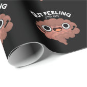 Gut Feeling Funny Anatomine Intestine Pun Dark BG Cadeaupapier (Rol Hoek)
