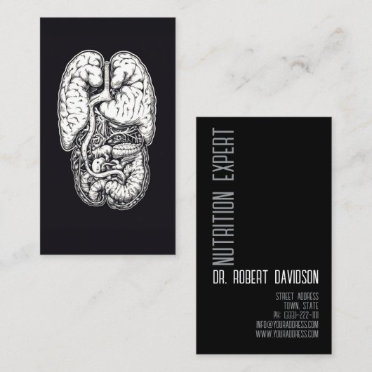 Gut Health Doctor Microbiota Expert Visitekaartje (Voorkant / Achterkant)