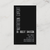 Gut Health Doctor Microbiota Expert Visitekaartje (Achterkant)