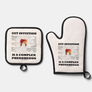Gut-intuïtie is een complex fenomeen endocriene ovenwant & pannenlap set