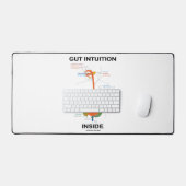 Gut Intuition Inside Digestive System Humor Bureaumat (Keyboard & Muis)