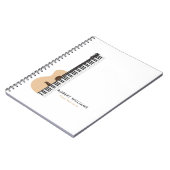 Gutar Piano illustratie Muziekleraar Notitieboek (Linkerzijde)