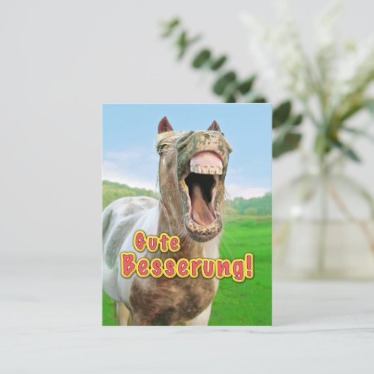 Gute Besserung Briefkaart (Staand voorkant)