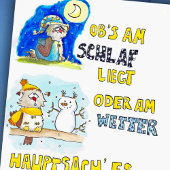 GUTE BESSERUNG briefkaart van Nicole Janes