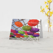 Gute Besserung het Duits wordt goed Kleurrijke Kaart (Gele Bloem)