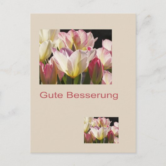 Gute Besserung Postkarte Briefkaart (Voorkant)
