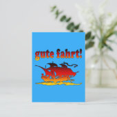 Gute Fahrt Good Trip in German Vacations Travel Briefkaart (Staand voorkant)