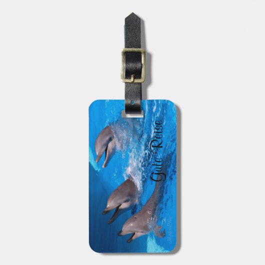 "Gute Reise" by mysteryella Bagagelabel (Voorkant verticaal)