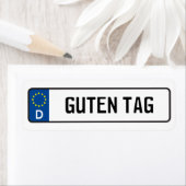 Guten label deutschland kennzeichen sticker (Insitu)