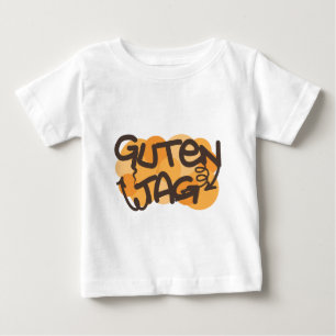 Guten label Duitse Hallo in graffiti-stijl