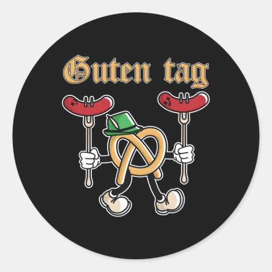 Guten Label Oktoberfest Pretzel Brat-Wurst Ger Foo (Voorkant)
