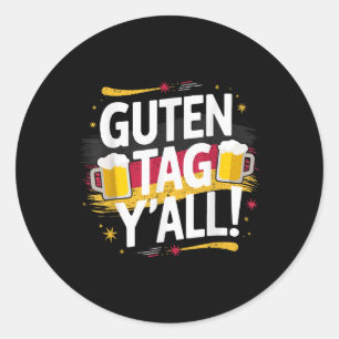 Guten Label Yall Duits Bier Humor Fun