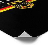 Guten Label Y'all Funny Greeting German Prost Poster (Hoek)