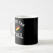 Guten Label Y'all German Flag Funny Oktoberfest Gi Koffiemok (Voorkant links)
