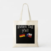 Guten Label Y'all Prost German Texas Oktoberfest Tote Bag (Achterkant)